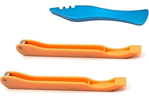 ARTKINGTO Copper Foil Hand Foiler for Stained Glass, 7/32" and 1/4" Hand Foiler Tool Kits, Orange