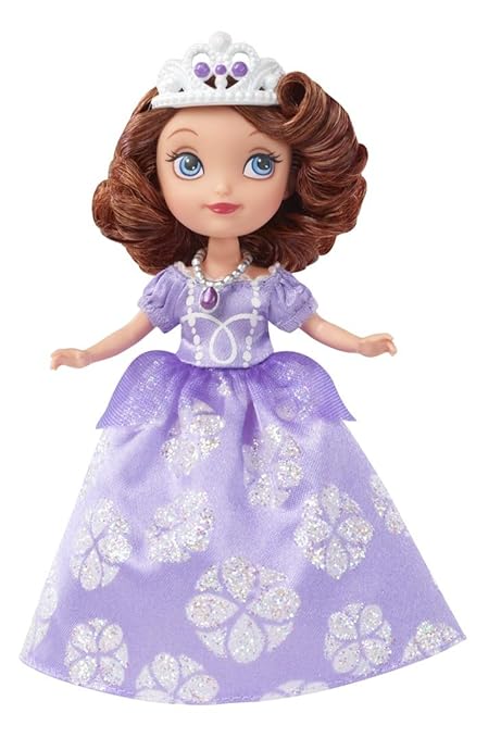 Disney Princess – Sofia die Erste – Prinzessin Sofia im purpurroten Kleid – Puppe 18 cm