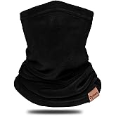 Dymex Kids Neck Warmer Gaiter Winter Fleece Face Neck Cover Balaclava Cold Weather Windproof Face Mask for Boys Girls