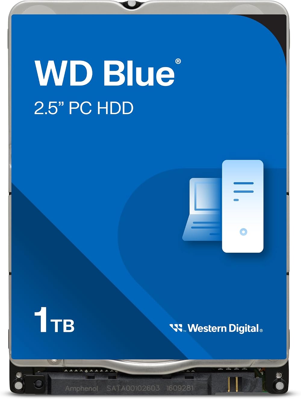 WD Blue 1TB Mobile 2.5" Internal Hard Drive 5400 RPM SATA 6 Gb/s 128MB Cache
