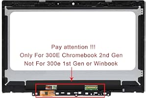 DAPLINNO Original New Screen Replacement for Lenovo 300E Chromebook 2nd Gen AST LCD Module Display Touch Screen Digitizer Assembly 5D10Y97713 5D10T79505 5D11B01178 5D10T95195 81MB 82CE 81QC