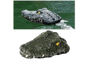2.4GHz Remote Control Crocodile Head Boat for Pools and Lakes,Remote Control Alligator Head RC Boats for Adults Kids,Large De