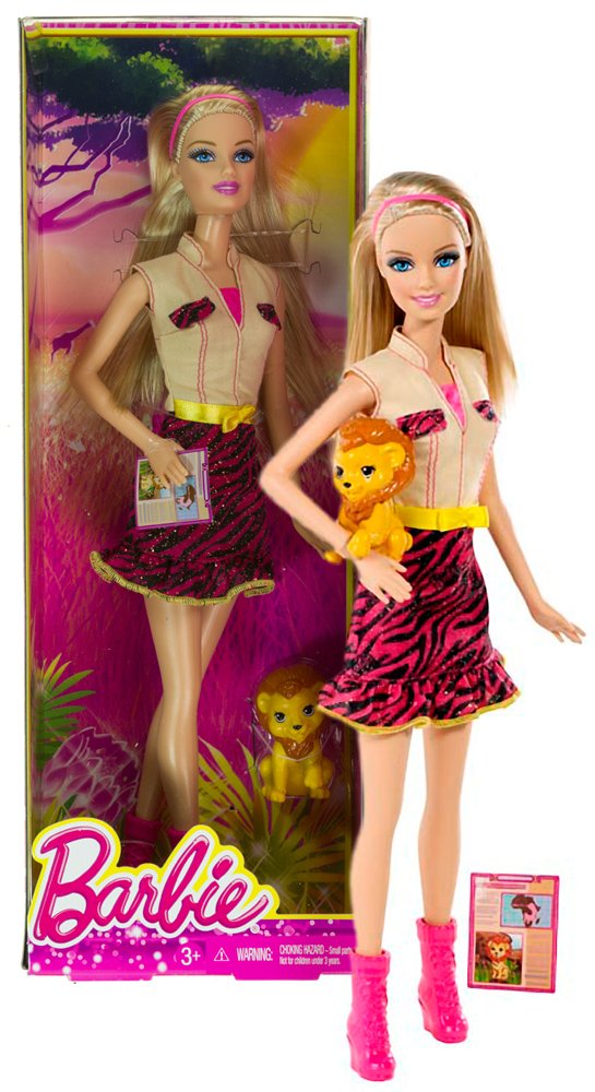 jungle barbie doll
