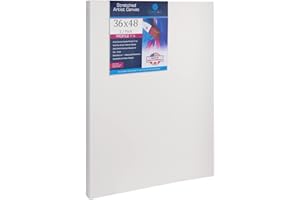 GREG'S ART SUPPLIES 36x48 | 2 Pack | Stretched Gallery Artist Canvas | 1.5 Inch Deep | Premium Quality | Suitable for All Painting Mediums | Handcrafted in North America