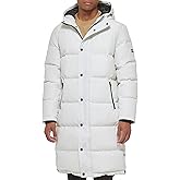DKNY Arctic Cloth Hooded Extra Long Parka Jacket