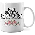 Grandma Coffee Mug 14oz - Insulated Tumbler With Lid, Perfect Gift For Grandma From Grandkids For Birthday, Christmas, Mother's Day - View #2