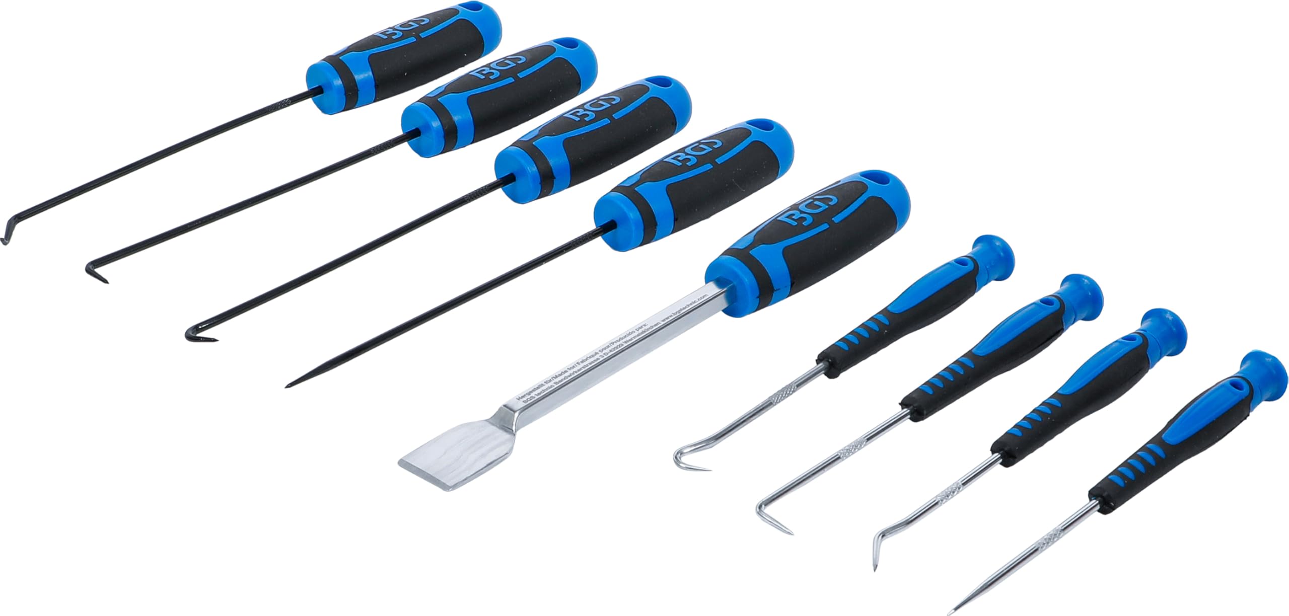 BGS 8487 | Needles, Hooks and Scrapers Set | 9 pcs.