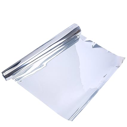 Reflective paper mirror glass