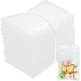 50-Pack 4"x6"Clear Bubble Out Bags for Packing & Shipping – Double-Wall Bubble Cushioning Pouch for Moving & Fragile small It