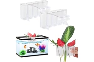GLEFLE 2 PCS Aquarium Plant Holder Top Hanging Fish Tank Plant Pot Aquarium Planter Cups for Water Feature Decoration