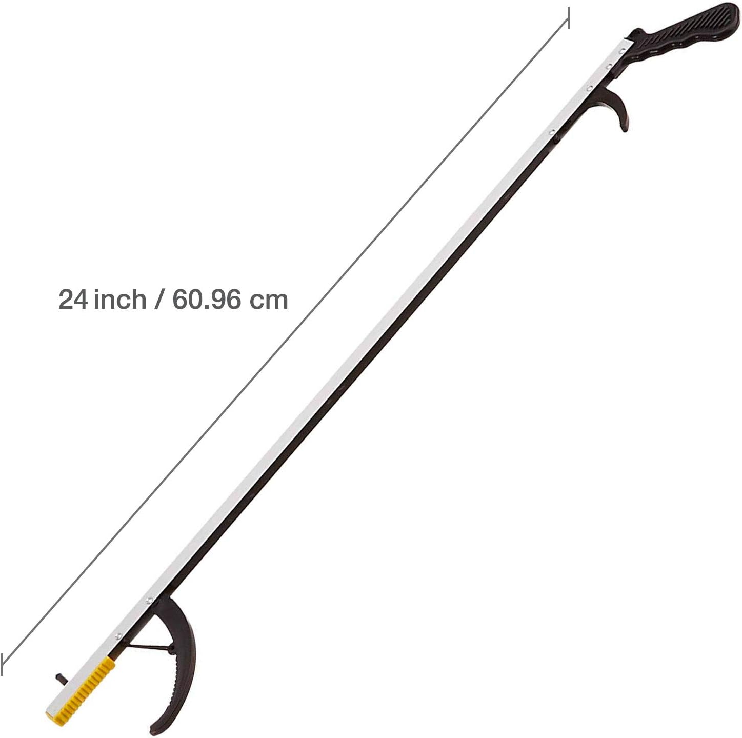 Duro-Med Reacher Grabber, Ergonomic Lightweight Reacher Grabber Tool, Magnetitic Pick Up Tool, 32 Inches, Black and Yellow: Health & Personal Care