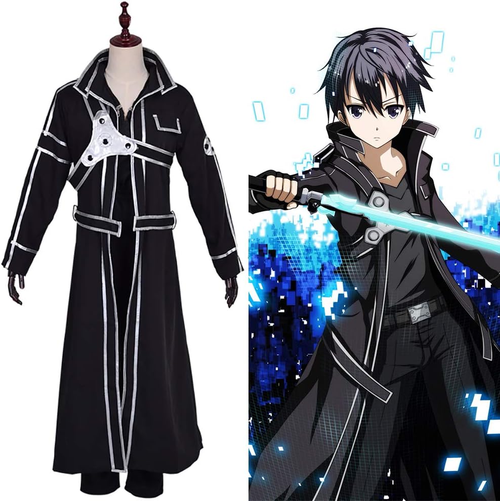 Amazon Superi6コスプレ衣装 コスチューム ソードアート オンライン Sao オンライン風 桐ヶ谷和人 戦闘服 キリト オンライン Sao キリト Cosplay コスプレ衣装 コスチューム イベント仮装 コスプレ 仮装 通販
