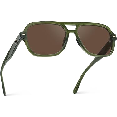Polarized Aviator Sport Sunglasses with Anti-Glare Lens for Tennis Pickleball Polarized Aviator Sunglasses for Tennis & Pickleball, UV  main image 4
