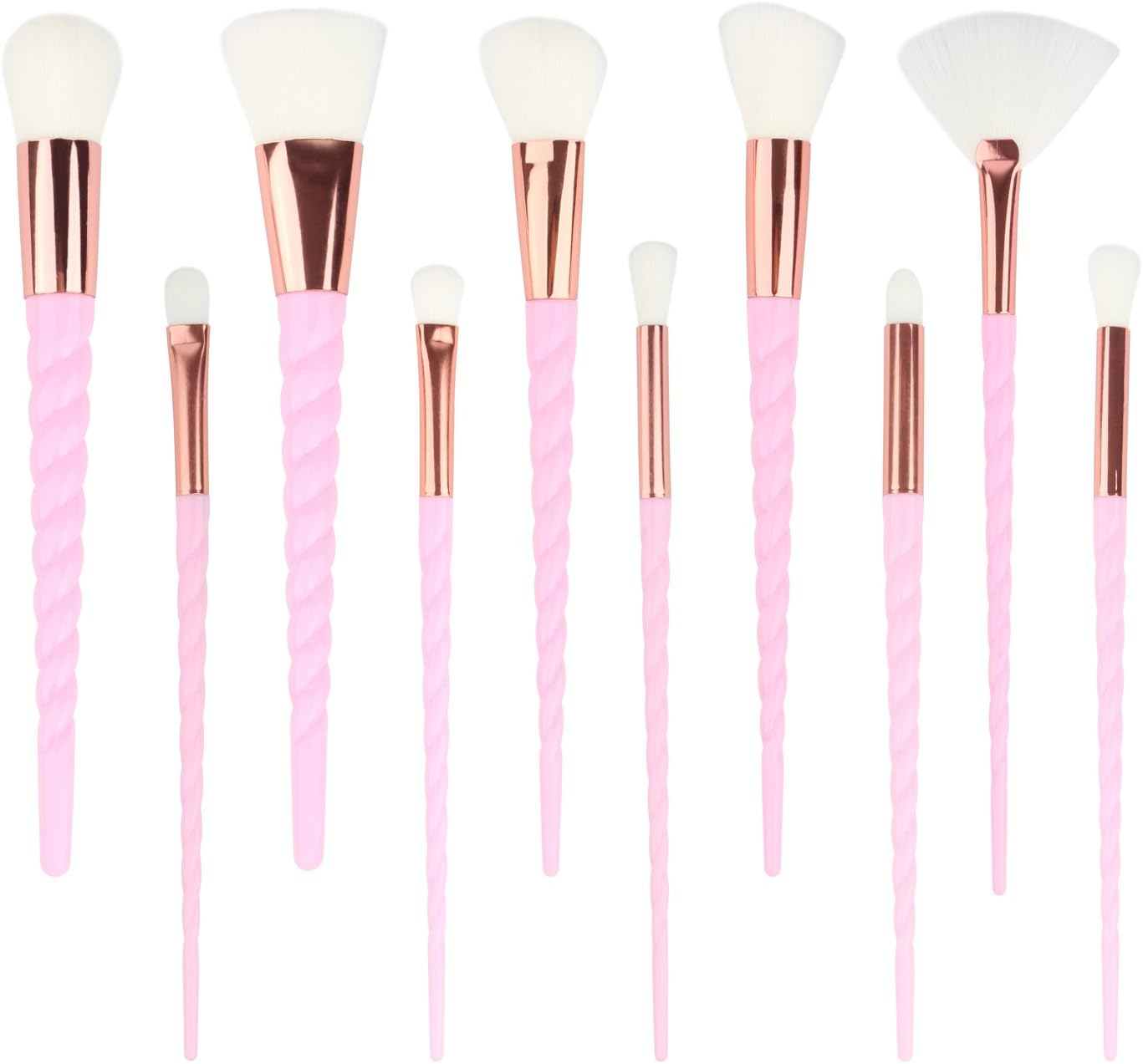 Makeup Brushes Set，Aibay 10PCS Unicorn Makeup Foundation Eyebrow Eyeliner,Cosmetic Conceler Brushes Kit