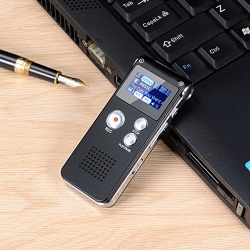 VicTal-Digital-Voice-Recorder-650HR-Rechargeable-Multifunctional-Audio-Dictaphone-MP3-Player-with-Mini-USB-Port-Built-in-Speaker-and-Dual-Microphone