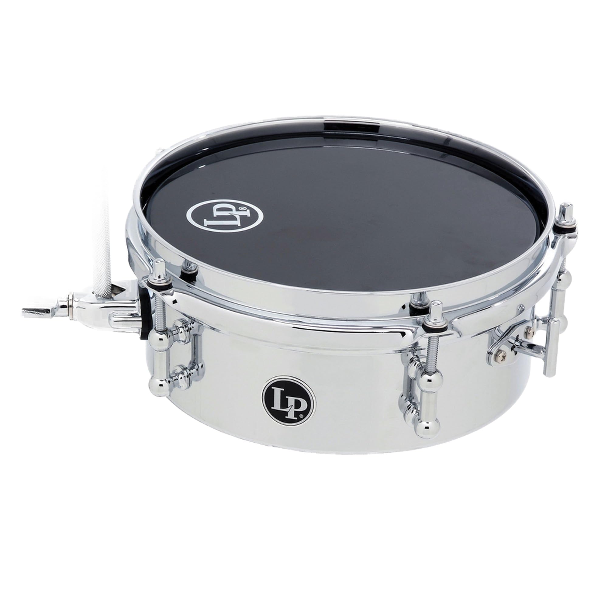 LP Latin Percussion Micro Snare 8" verchromter Stahlkessel, Quick On/Off Teppich Abhebung, LP848-SN, Trommel, Drum