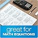 TOPS Docket Quadrille Pad, Wire Bound, 8-1/2 x 11-3/4 Inches, Quad Rule (4 x 4 front, 5 x 5 back), White Paper, Dark Green Covers, 70 Sheets per Pad (99616)