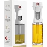 Olive Oil Sprayer for Cooking,Glass Oil Sprayer Mister Spray Bottle, 1g Per Press Oil Spritzer, Olive Oil Spray Bottle Dispenser for Air Fryer, Salad, Grilling, Kitchen Gadgets Essentials Tools
