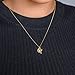 Benevolence LA Cross Necklace with Coin - 14k Pendant Necklace Medal Disc Circle Dainty 18 inch Necklaces for Women - Celebrity Endorsed (14k Gold)