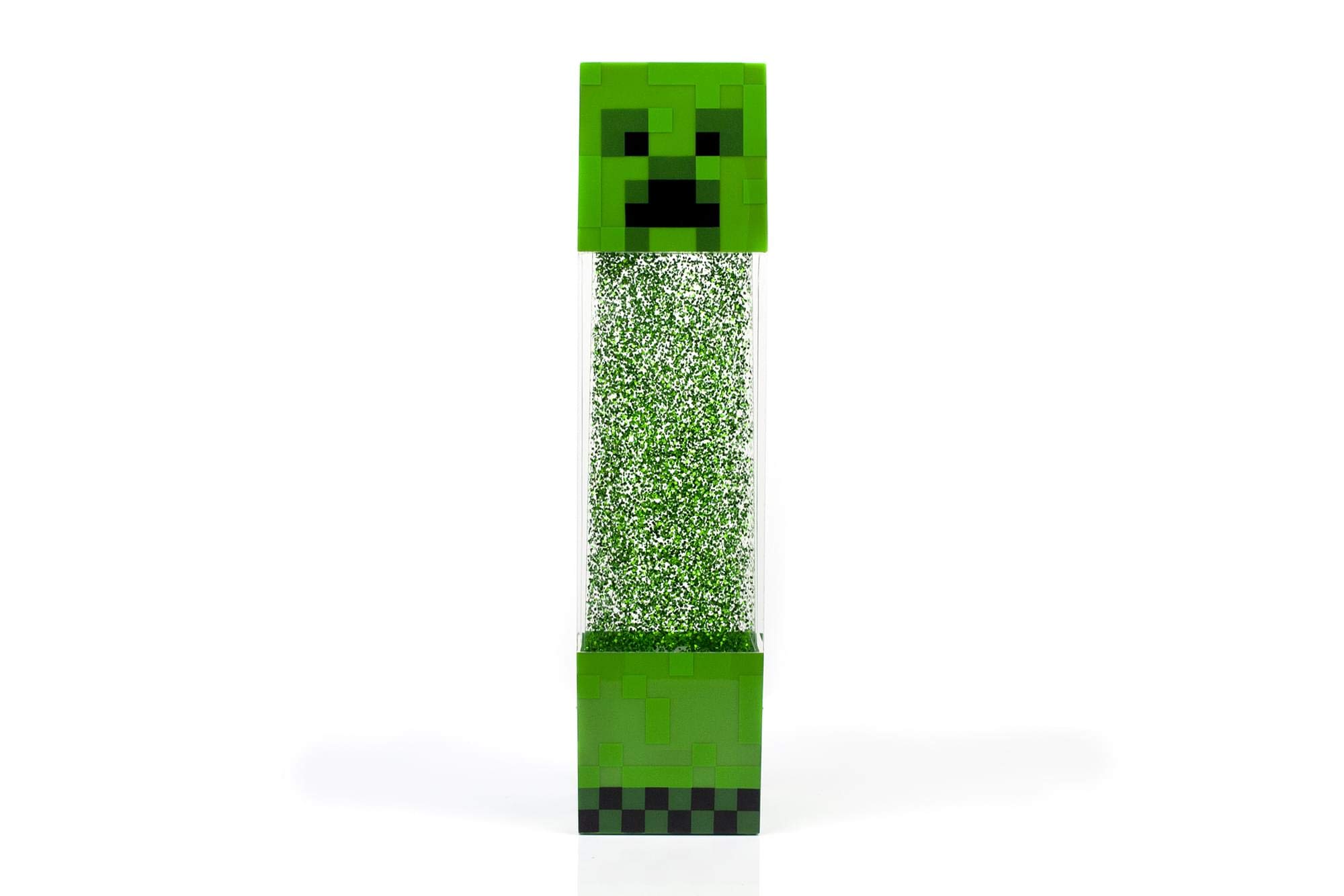 Minecraft Creeper Glitter Motion Light | 12-Inch Fun Mood Light LED Lamp