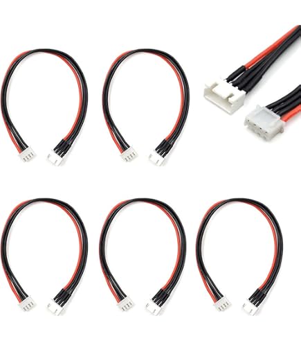 Lipo Battery Balance Lead Protectors - AB Clip Plugs For 3S (11.1V) Connectors, 6 Pack - View #6