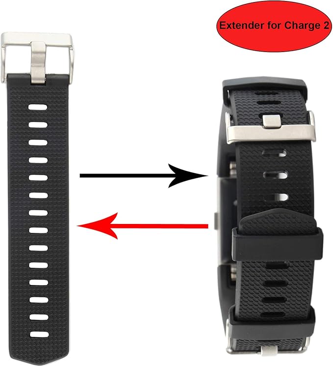 honecumi Extender Bands/Strap Compatible With Fitbit Charge 2 For Ankle