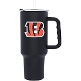 logobrands Cincinnati Bengals 40oz. Travel Tumbler with Handle