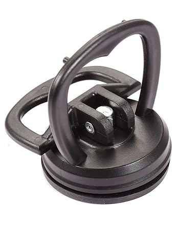 Zeelas Vacuum Suction Cup Gripper Sucker Plate Double Handle Locking Glass Lifter (4.5-inch)
