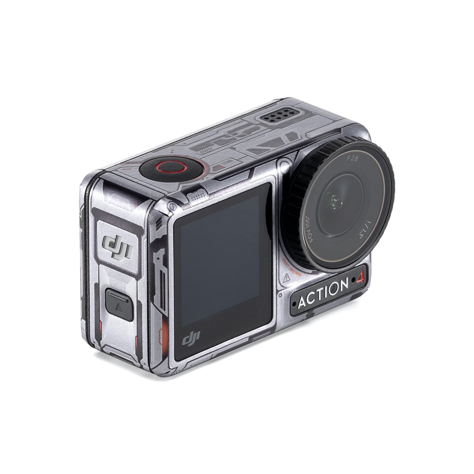 DJI Osmo Action 4 Protective Camera Decal (Celestial Gray), Compatibility: Osmo Action 3, Osmo Action 4