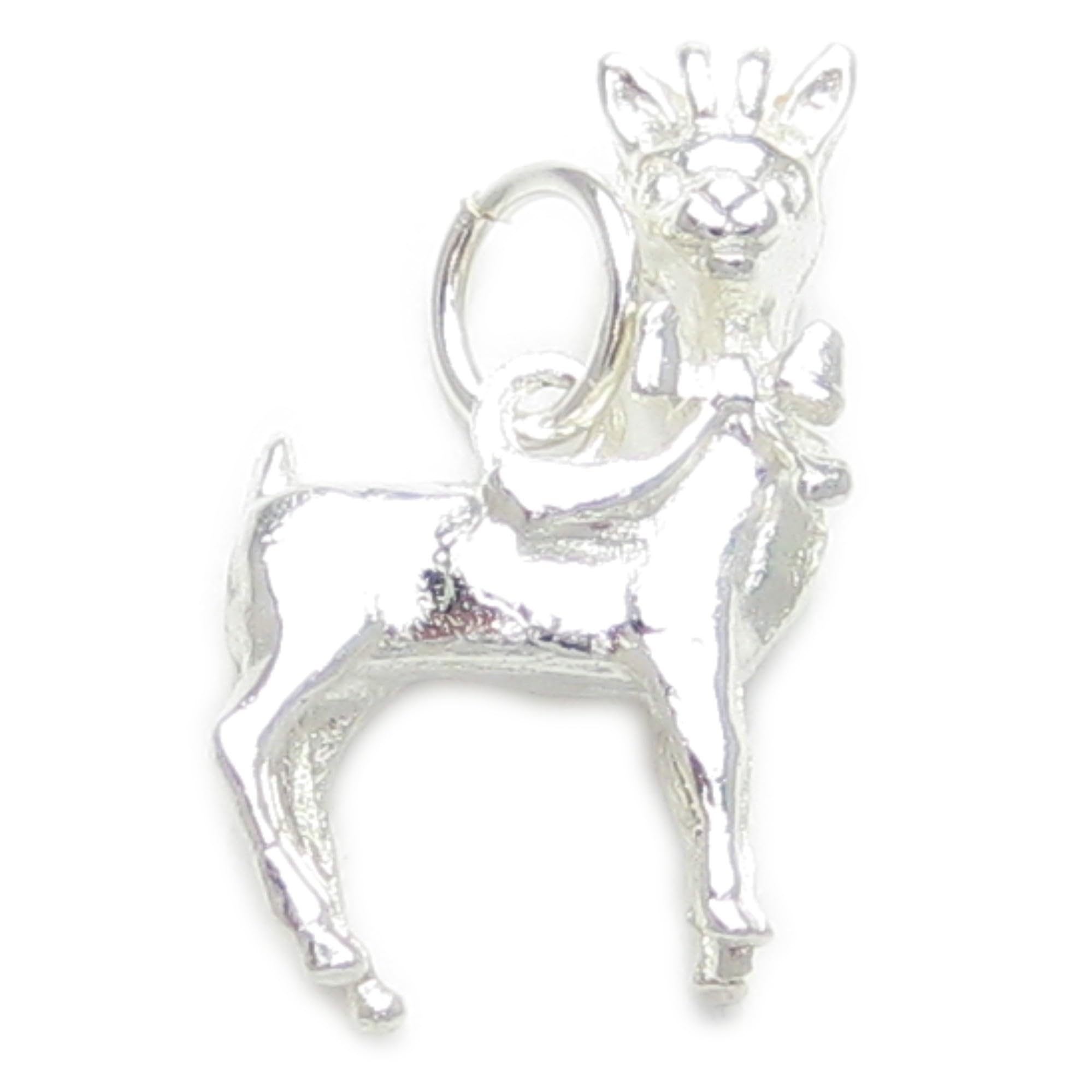 Maldon Jewellery Deer sterling silver charm .925 x 1 Deers Fawns Baby Deer charms