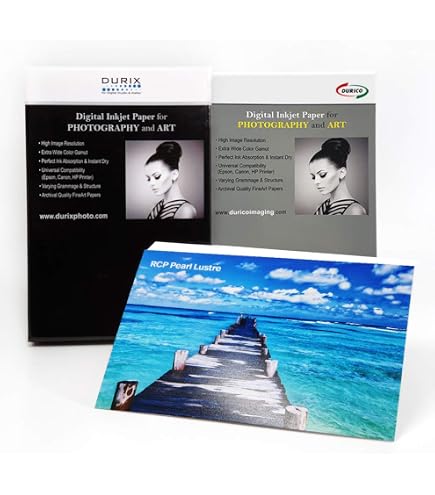 Amazon.com : Resin Coated Paper Pearl Lustre 300gsm Digital Inkjet