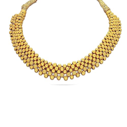Buy Candere By Kalyan Jewellers Women's 22KT Yellow Gold Choker Metal