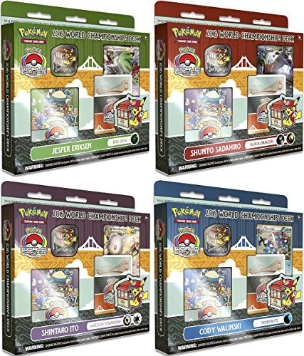 Pokemon 2016 World Championship Decks (All 4 Decks)