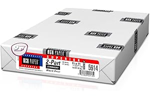 NextDayLabels - Superior Carbon-less NCR, Pre Collated Paper, 500 Sheets Per Pack (8-1/2" x 11" 2 Part Straight, #5914)