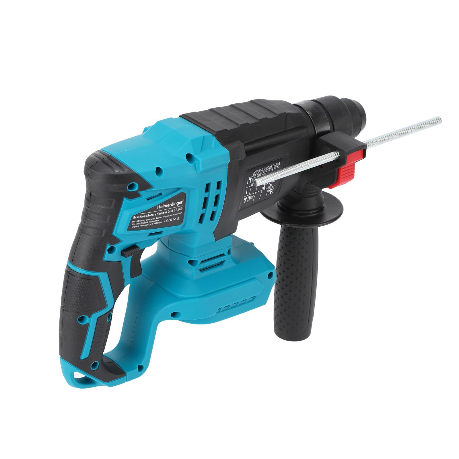 SDS-Plus Rotary Hammer Drill for Makita 18V Battery,Max Drilling Diameter 1-1/8