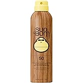 Sun Bum Original SPF 50 Sunscreen Body Spray - Broad Spectrum Moisturizing Sunscreen with Vitamin E - Hawaii 104 Act Complian