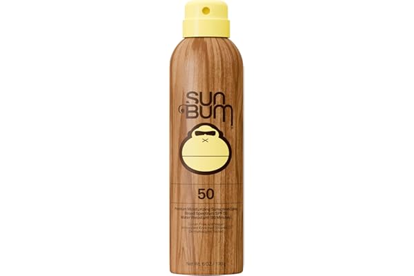 Sun Bum Original SPF 50 Sunscreen Body Spray - Broad Spectrum Moisturizing Sunscreen with Vitamin E - Hawaii 104 Act Complian