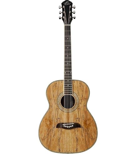 Amazon.com: Oscar Schmidt OF2SM 6-String Acoustic Guitar - Spalted