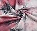 DJT Womens Tie Dyed Hankerchief Hemline Tunic Top Medium #17 Pink