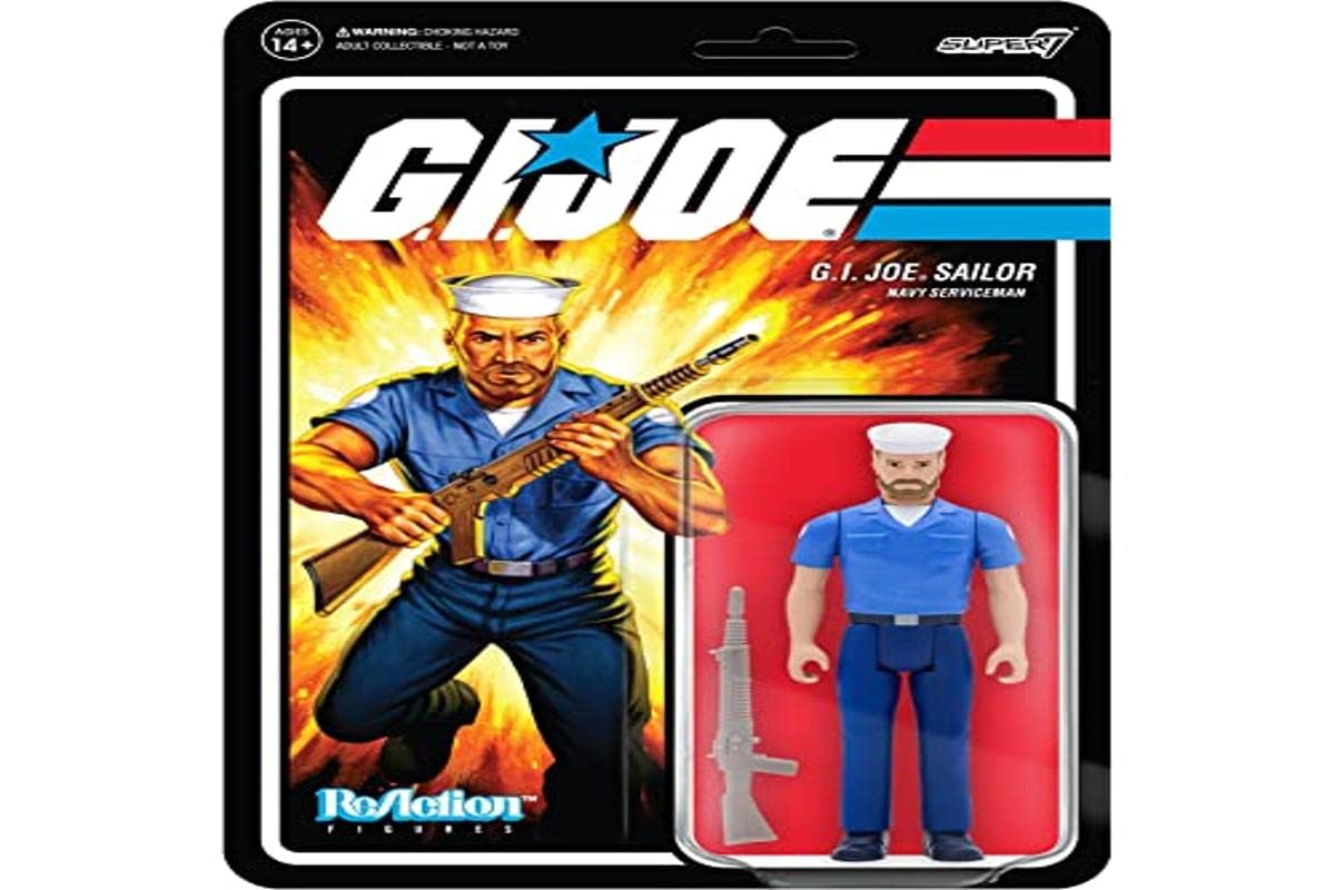 SUPER7 - G.I.Joe Wave 2 - Blueshirt Beard (Dark Brown)