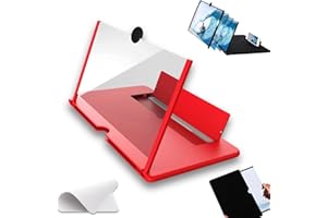 Screen Magnifier for Cell Phone, 20" HD Phone Screen Magnifier, Phones Magnifier Screen, for Movies, Videos and Gaming,Foldab