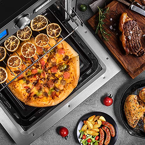 Air Fryer Toaster Oven, Bonsenkitchen 19 QT Convection Airfryer Countertop Oven with Digital