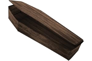 MORRIS & CO Mario Chiodo Coffin with Lid Wooden Brown