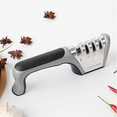 Amazon Yiteng 包丁研ぎ器 ハサミ研ぎ器 包丁シャープナー ナイフ研ぎ 出刃包丁 仕上げ砥石 粗研ぎ 切れ味向上 セラミック はさみ研ぎ ナイフ 包丁 切れ味復活 研ぎ砥石 急速に研ぐ 仕上げ研磨 4段階ン 細研ぎ仕上がり研磨 シャープニングシステム急速に研ぐ 便利 研ぎ