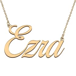 HUAN XUN Customized Custom Simple Any Name Necklace