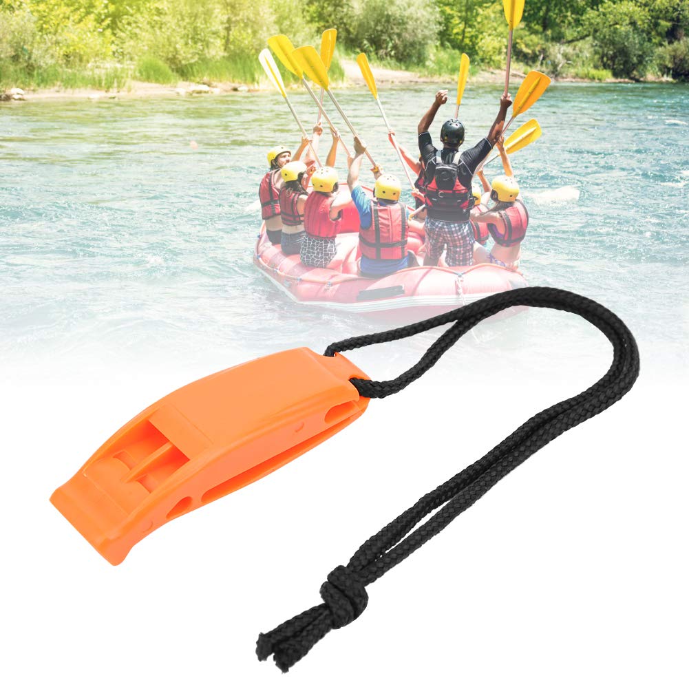 FOTABPYTI Survival Whistle, KS-923 Outdoor Whistle, 7.2x2x1.5cm Water Sports Whistle, Plastic For Life Jacket Accessory Adult Children Group Contact Outdoor Help