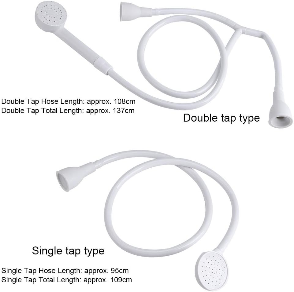 Tissting Universal Pet Shower Sprayer, Handheld Bidet Spray Hose Bathing Tub Sink Faucet Attachment for Dog Cat Pet (single head) - Image 4