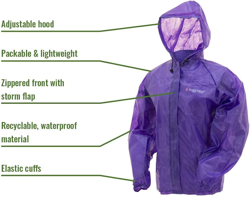 Frogg Toggs Emergency Rain Jacket: Clothing