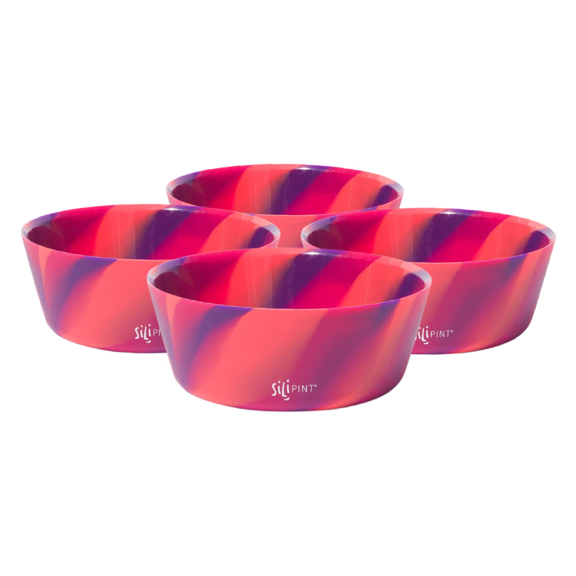 Silipint Squeeze-a-Bowl Silicone Bowl Set, Flexible