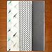 MoM-me 100% Cotton Muslin Baby Blanket - Swaddle Blankets - 3 per Package for Boys and Girls. Large Size 47inch x 47inch Nursing Cover, Car Seat Cover, Shower Gift. Giraffe - White - Chevron Designs